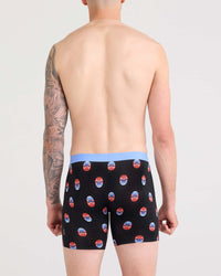 Saxx Vibe Xtra Boxer Brief Fly - Whale Watcher-Black